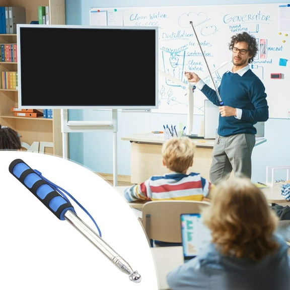 Neorosiri Stainless Steel Telescopic Rod – Long Telescoping Finger Reading Rod for Outdoor Use – Multi-Purpose Extendable Tool for Reading, Reaching, and More