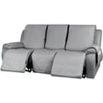 thumbnail image 1 of Housse de Sofa Inclinable, Housses de Canapé Inclinable, Housse de Canapé Inclinable à Mouvement Protecteur de Meuble avec Sangles Élastiques (Standard 3 Places, Gris Pâle, 1 of 6