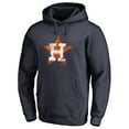 thumbnail image 2 of Men's Navy Houston Astros Splatter Logo Pullover Hoodie, 2 of 3