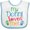 White and Blue, variant on Inktastic My Nonni Loves Me Boys or Girls Baby Bib