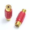 thumbnail image 4 of Conector RCA A Chapado en Oro Adaptador Enchufe AV (dorado) 4 Uds., 4 of 6