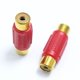 thumbnail image 4 of Conector RCA A Chapado en Oro Adaptador Enchufe AV (dorado) 4 Uds., 4 of 6