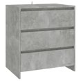 thumbnail image 3 of vidaXL 2 Piece Sideboard Concrete Grey Engineered Wood, 3 of 5