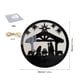 thumbnail image 3 of Three-dimensional Christmas House Wooden Pendant Holiday Party Porch Decoration Mirror Ornament, 3 of 9