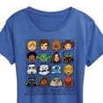 thumbnail image 3 of Star Wars - Yoda and Friends Face Grid - Women's Short Sleeve Classic Fit Tee, 3 of 5