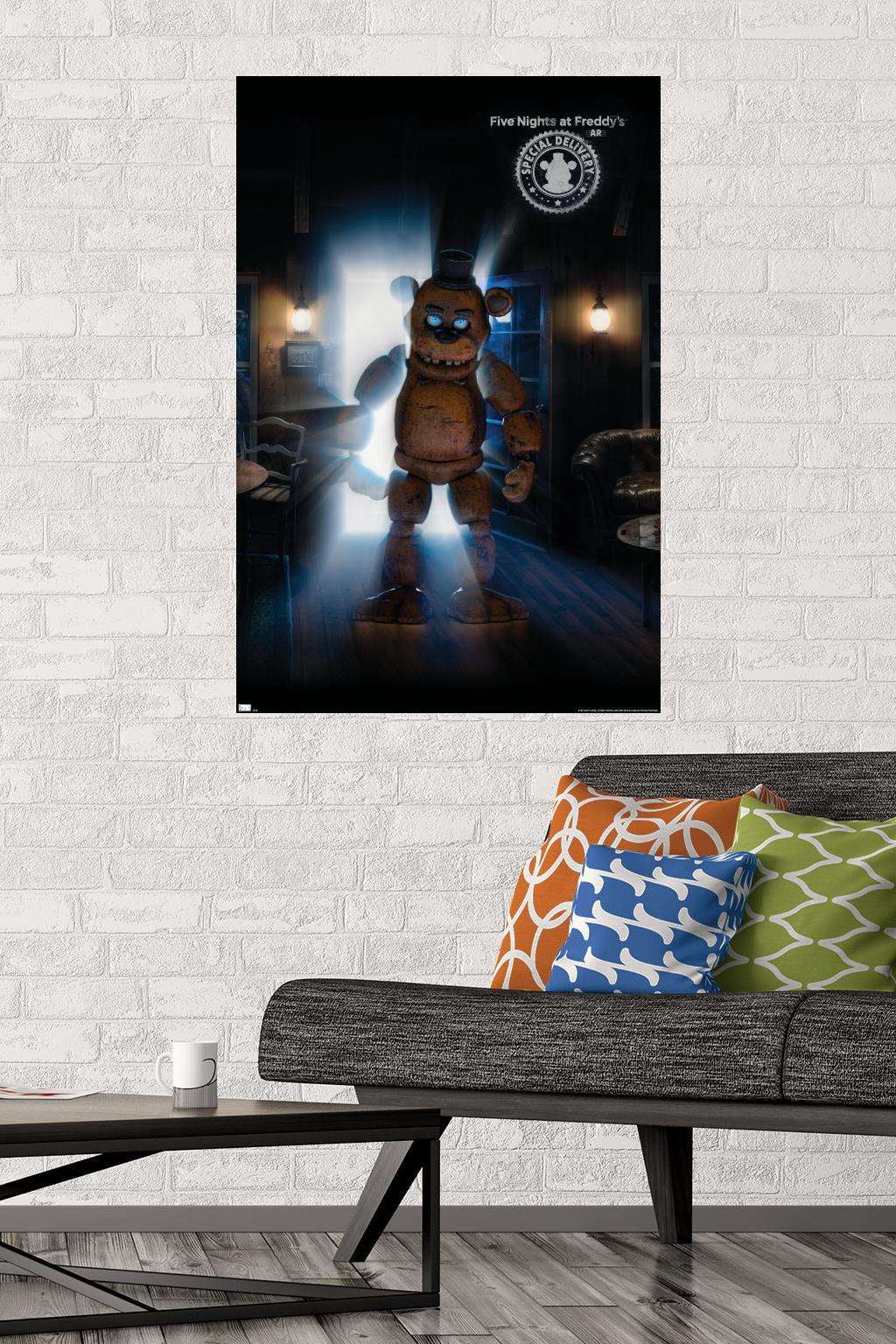Trends International Five Nights at Freddy's: Special Delivery - Triptych 2 Wall Poster 22.375" x 34" Premium Unframed Version