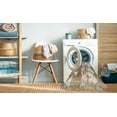 thumbnail image 2 of Ahgly Company Machine Washable Indoor Rectangle Abstract Dark Almond Brown Area Rugs, 6' x 9', 2 of 7