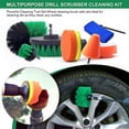 Multipurpose Drill Brush Scrubber Cleaning Set for Car Wheels, Car