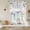 Gray, variant on Blue Coastal Tie Up Curtains for Windows, Adjustable Balloon Window Shades, Summer Beach Starfish Weeping Eucalyptus Wooden Kitchen Window Treatments Farmhouse Short Curtains with Rod Pocket 42"x45"