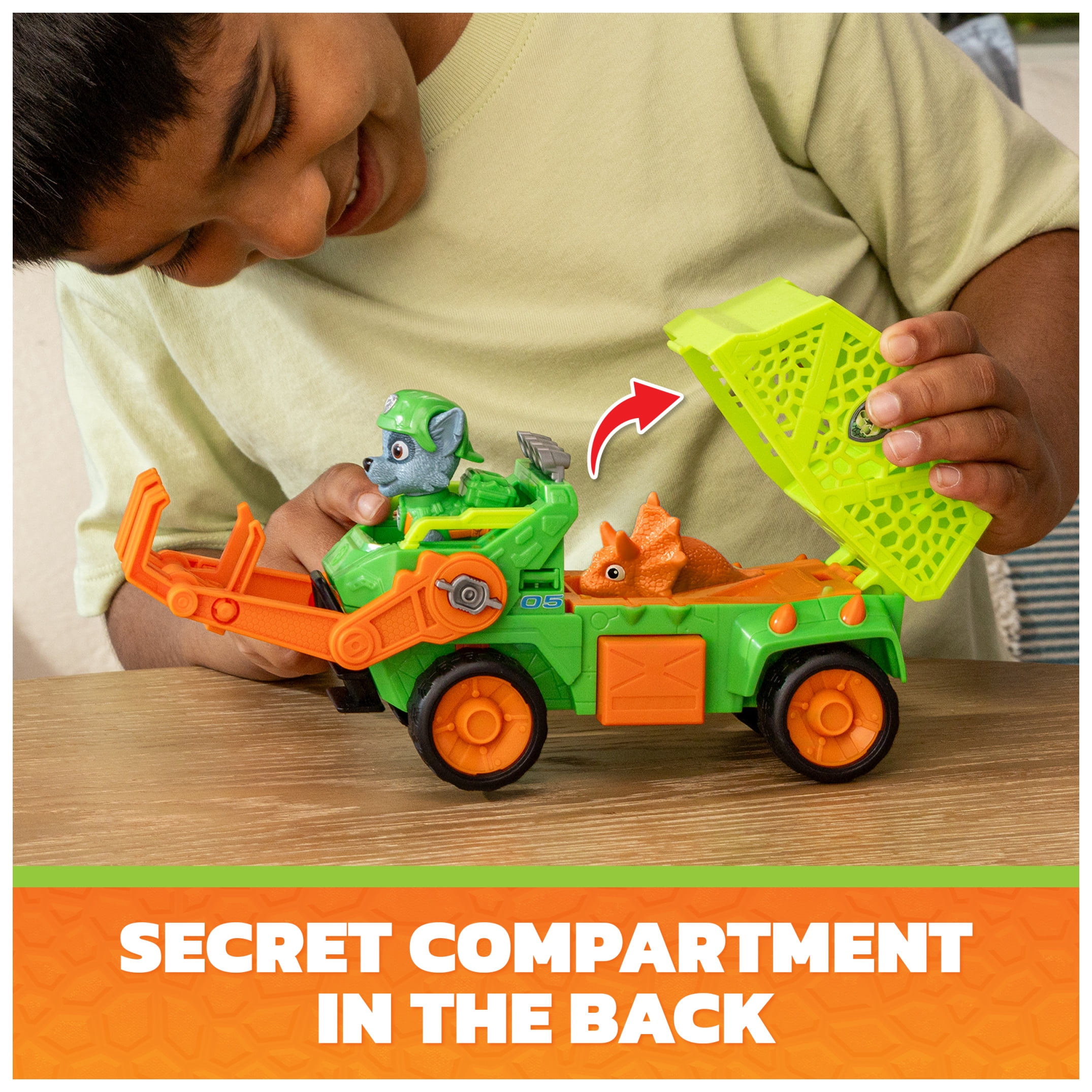PAW Patrol: The Dino Movie Rocky Dino Rescue Recycler, Ages 3+