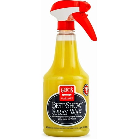 Best of Show Spray Wax for Car Detailing, Works on Paint Protection Films and Ceramic Coatings, Provides Long-Lasting Coverage Between Uses, 10968, 22oz