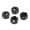 Black, variant on YAHHU 4Pcs 12mm Aluminum Hex Wheel Hubs Drive Adapter Nuts for 1/10 RC Car Arrma Senton Granite Big Rock Typhon Upgrades, High Accuracy Parts, Red (0.47 inches / 12 mm)