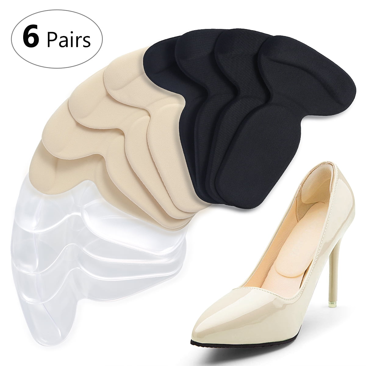 no slip shoe inserts for heels