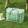 thumbnail image 4 of Insulated Picnic Basket Cooler with Aluminum Foil Lining, Foldable Camping Lunch Bag for Food and Drinks, Portable Thermal Carrier for Outdoor Picnics Beach BBQ and Family Outings, 4 of 6