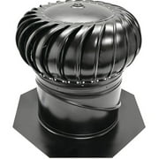 GAF Master Flow GIC12BL Internal Braced Rotary Turbine Ventilator, 12 in, Steel, Galvanized