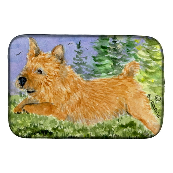 Norwich Terrier Dish Drying Mat