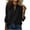 Black, variant on Womens Cotton Linen Tops Comfy Long Sleeve Shirts Trendy V Neck Blouses Casual Daily Wear Purple