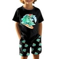 thumbnail image 4 of TBWNWG Boys Size 8 Pajamas,Boys Sleeve Top and Shorts,2 Piece Pajama Set,Size 3-4 Years, 4 of 9