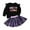 O-Purple11228, variant on CUZIBR Toddler Girls Long Sleeve Hallowmas Embroider Pullover Tops T Shirt Skirts Outfits Comfort Dailywear For Child