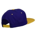 thumbnail image 4 of Arial Number 10 Embroidered Classic Two Tone Snap Back Cap - Purple Gold OSFM, 4 of 5