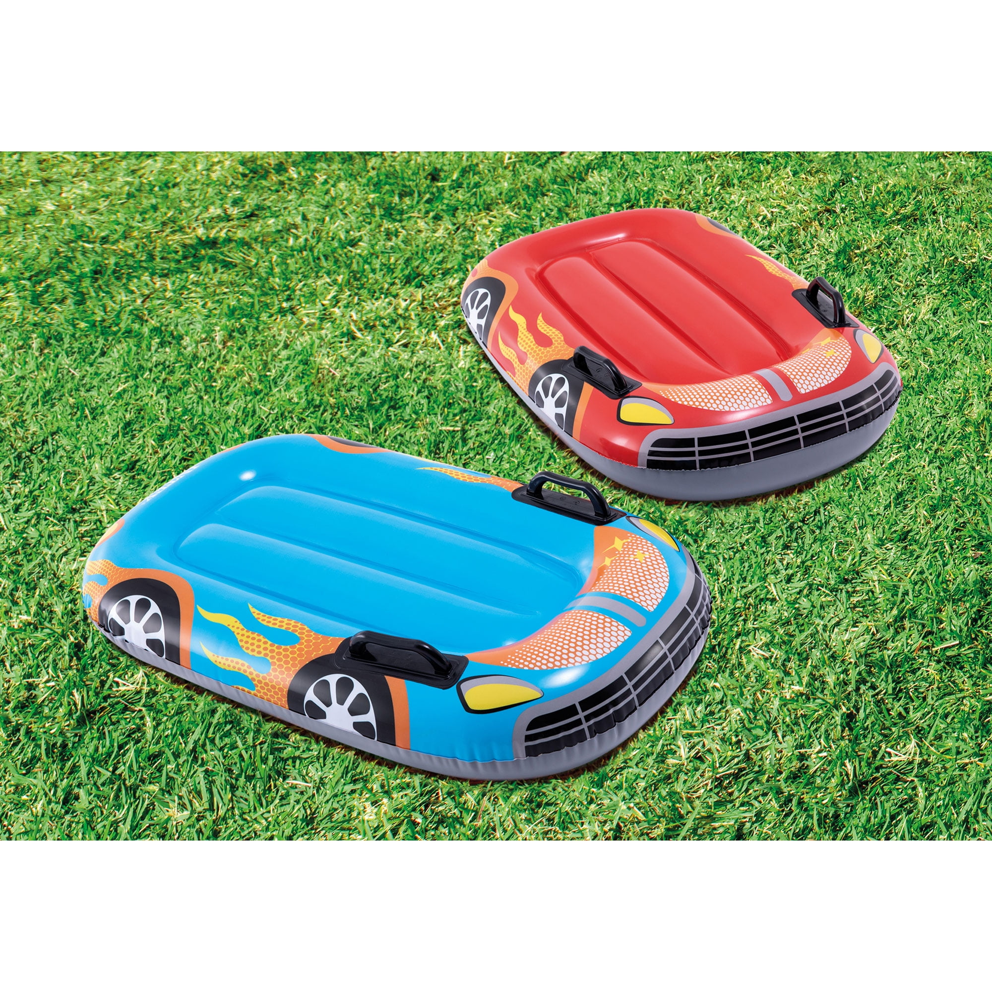 Intex Inflatable Racing Fun Slide with Inflatable Cars 