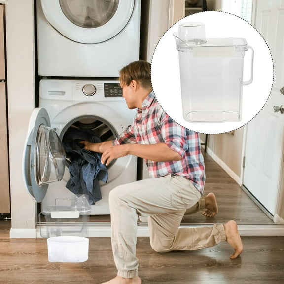 Milisten  Laundry Detergent Storage Box Containers Powder Fitness Transparent