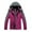 Hot Pink, variant on Womens Coats Outerwear Winter Women's Outdoor Sprint Coat with Plush and Thickened Windproof Cycling Warm Cotton Coat Hooded Coat