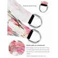 thumbnail image 5 of Flamingos Rose Sun Shade Sail 8' x 10', Pink Watercolor Floral Spring Nature Rectangle Outdoor Sunshade Canopy, Waterproof UV Block Patio Covers for Garden Yard Beach, 5 of 9