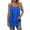 Blue, variant on Naughtyhood Plus Size Tank Tops for Women,Women Summer Fashion Casual Sleeveless Round-Neck Solid Tank Tops Blouse Singlet,Women's Tank Top,Black,XXL