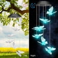 thumbnail image 4 of LINLIN Solar Wind Chimes for Garden, Butterfly Solar Lights Outdoor Garden Wind Chimes,Color Changing LED Mobile Wind Chime,Wind Chimes Outdoor,Butterfly Garden Decor, 4 of 7