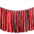 thumbnail image 2 of Tassel Garland Party Hanging Decorations Preassembled Colorful Fabric Shabby Chic Banner for Wedding Bachelorette Baby Shower Birthday 40in, 2 of 8