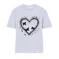 thumbnail image 5 of Sentmoon Hauts pour Femmes Chemises pour Femmes Mode Décontractée pour Dames T-Shirt Imprimé Col Rond à Manches Courtes Élégant pour l'Été et Temps Chaud Blanc P, 5 of 5