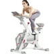 thumbnail image 1 of Bicicleta Ejercicio Grande Fija Deportiva Spinning Blanco, 1 of 10