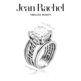 thumbnail image 6 of Jean Rachel Jewelry 925 Sterling Silver Statement Ring with White Cushion Shaped Cubic Zirconia, 6 of 8
