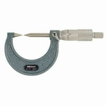 Mitutoyo Point Micrometer,0 to 1",30 Deg Steel 112-225