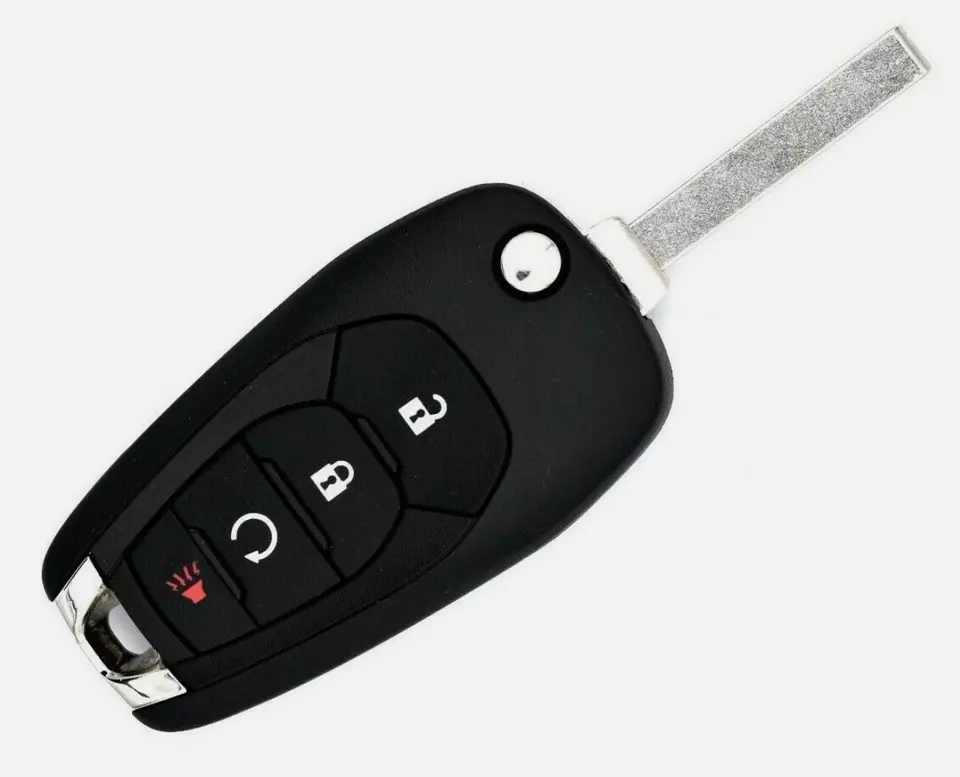 Key Cut + Chevrolet Cruze 2016 - 2019 Flip Remote Key Fob LXP-T004 XL8 433mhz