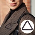 thumbnail image 1 of TEHAUX 10Pcs Triangle Buttons for Pants and Jackets Black Electroplated Surface for Fashion Design, 1 of 4