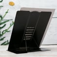 thumbnail image 5 of Masteelf  Metal Reading Shelf Book Holder Stand Adjustable Folding Black, 5 of 8