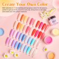 thumbnail image 2 of Kit de uñas AZUREBEAUTY Dip Powder, 20 colores, con capa superior/base, 2 of 7