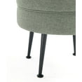 thumbnail image 5 of Manhattan Comfort Bailey Ottoman in Sage Green with Solid Wood Base &Black Feet, 5 of 10