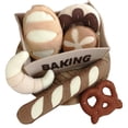 thumbnail image 3 of Plush Bakery Play Set MOVEBO, juguete de fieltro para comida, 7 piezas, 3 of 8