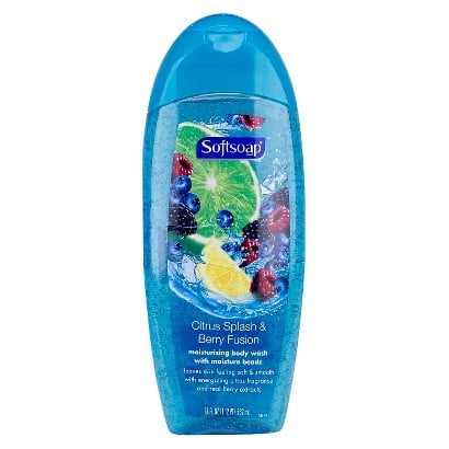 Softsoap Moisturizing Body Wash, Citrus Splash and Berry - 18 fl oz