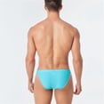 thumbnail image 3 of Men's Summer Cool Sports Print Beach Shorts Fashion Triangle Swim Trunks for Swimming, 3 of 4