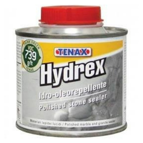 Tenax Hydrex Sealer - 250ml (1 pt) - Granite, Marble, Stone & Concrete Sealer - Stain & Water Repellent - Interior & Exterior Use