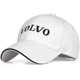 thumbnail image 2 of Westion Logo Embroidered White Color Adjustable Baseball Caps for Men and Women Hat Travel Cap Car Racing Motor Hat, 2 of 5