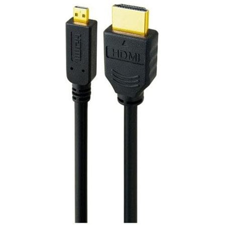 Plated Oval Cable - Link Depot 15' Gold Plated HDMI to HDMI Micro High Speed HDMI Cable with Ethernet