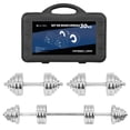 thumbnail image 4 of Set De Mancuernas C/ discos 30 kg Altera  CONECT-30-PL Plata, 4 of 6