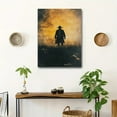 thumbnail image 4 of Retro Western Cowboy Prairie Silhouette Canvas Art Poster Wall Art Print Modern Unique Family Bedroom Living Room Decor, 4 of 6