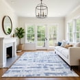 thumbnail image 7 of Addison Rugs Mayfield Premium Machine Washable Transitional Stripes Blue Rectangle Rug, 3' x 5', 7 of 7