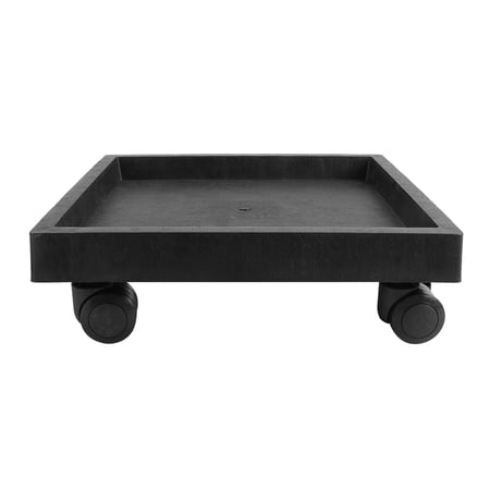 Indoor Outdoor Garden Patio Flower Pot Plant Stand Tray Holder with Wheels